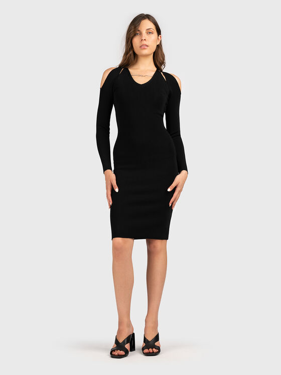 Slim dress with cut-out details - 1