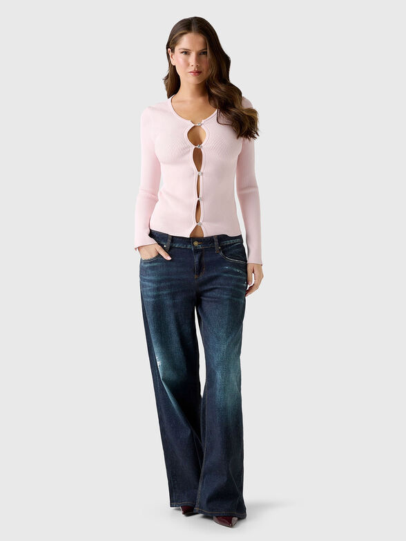 STELLA cardigan with accent buttons - 2