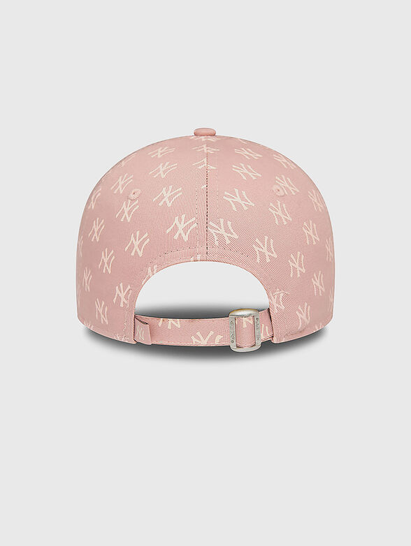 9FORTY NEYY pink hat with monogram logo - 2