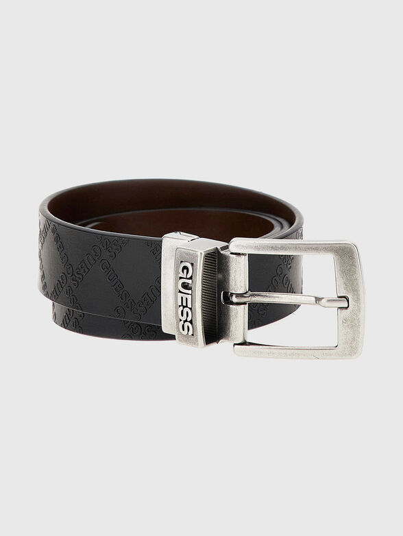 Reversible belt with logo - 1