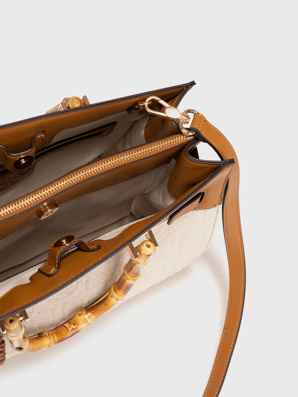 Bag with contrasting textures  - 6