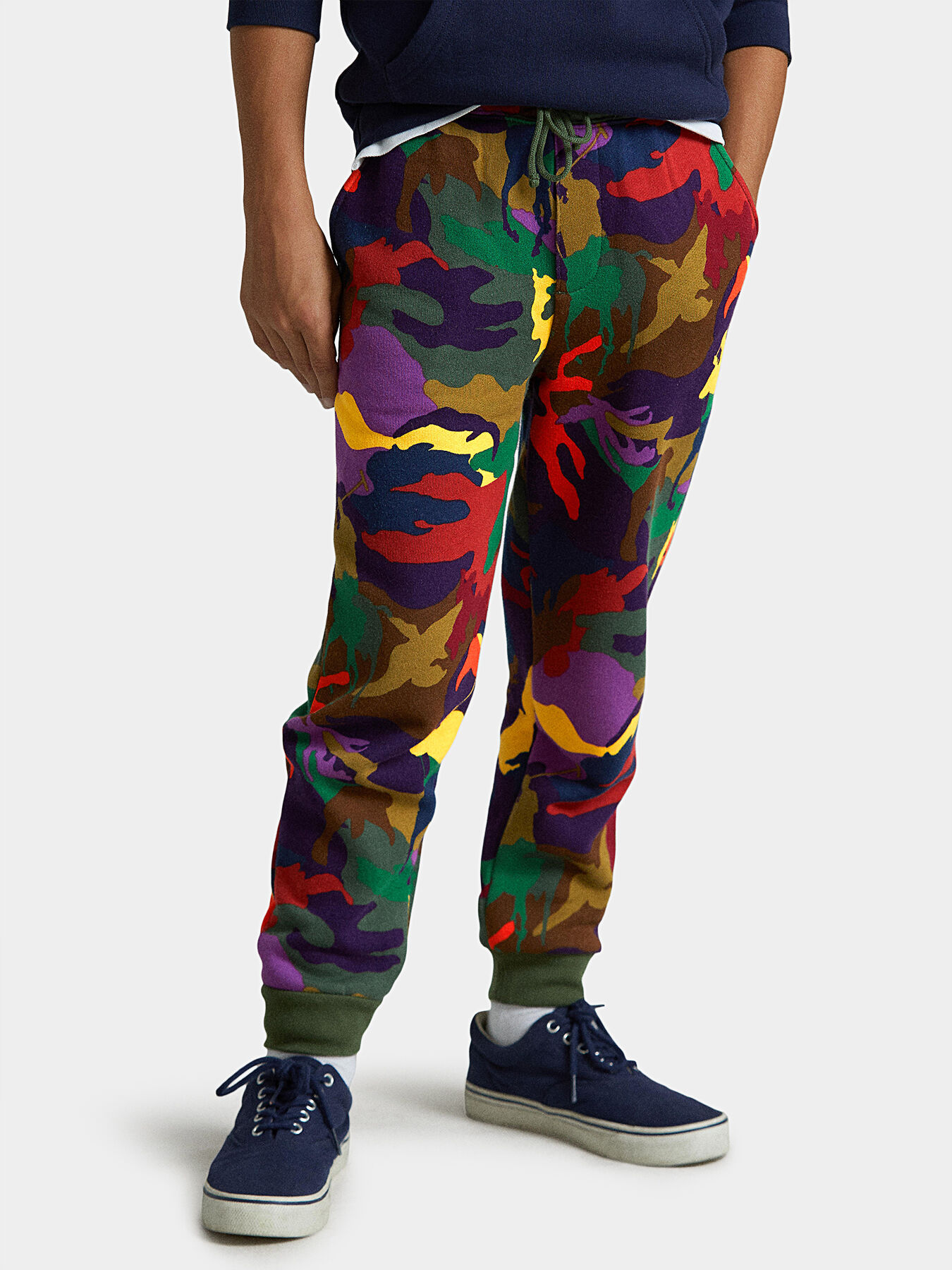 ATHLETIC sports pants with multicolor print brand POLO RALPH LAUREN Globalbrandsstore en