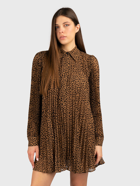 Mini dress with long sleeves - 1