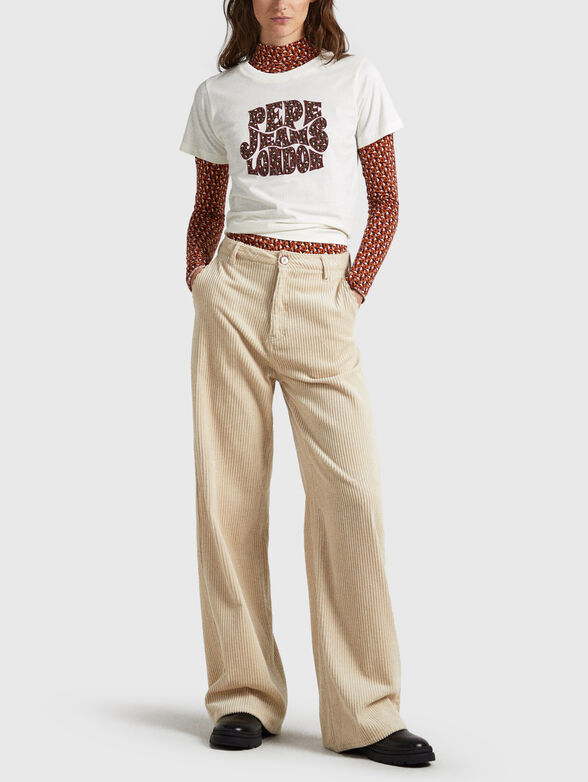 CLARITZA T-shirt with accent logo - 2