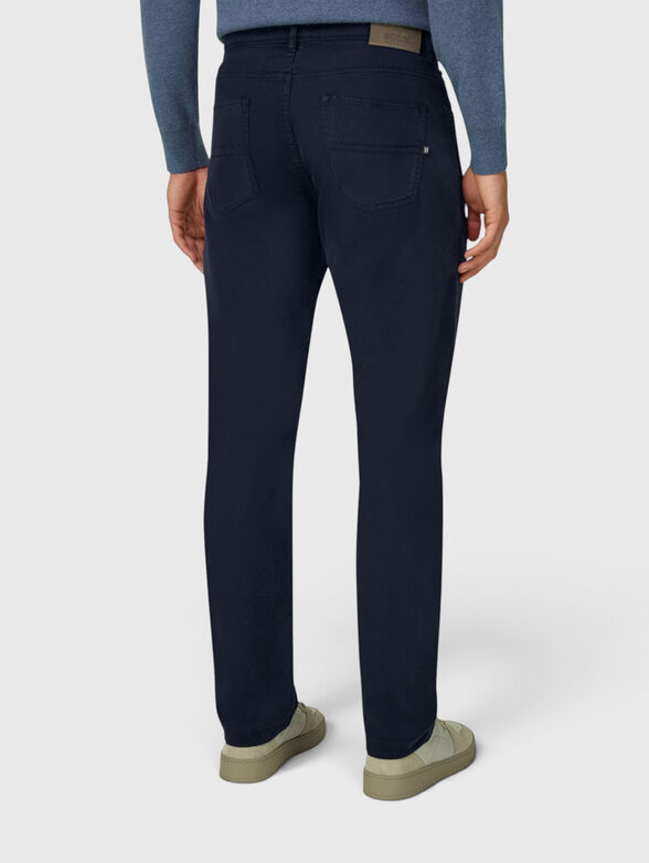 Navy cotton jeans - 2