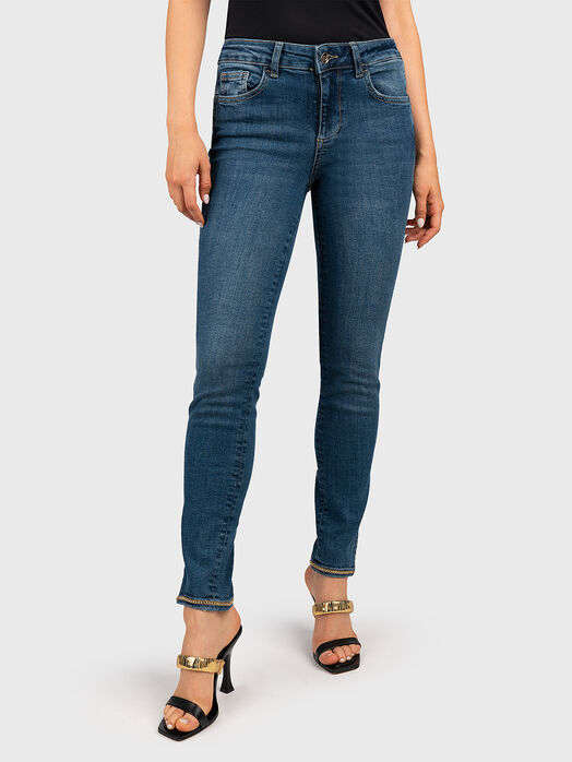 Jeans with ankle details