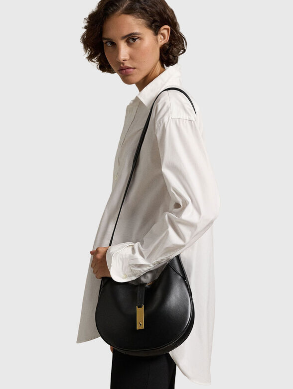 Leather bag with long strap - 2