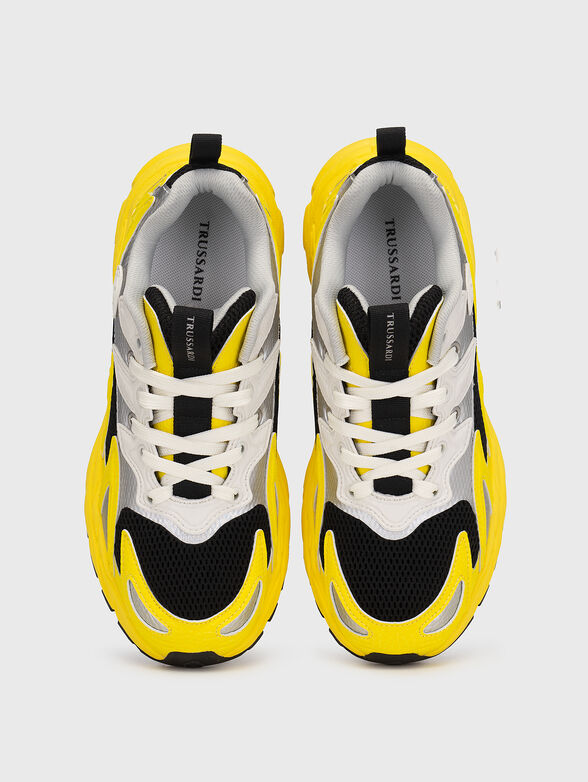 RETRO RUNNER white sports shoes - 6