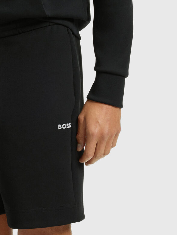 Cotton shorts with elastic waist - 3