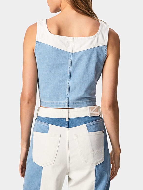 RUBY BLEND top with buttons - 3