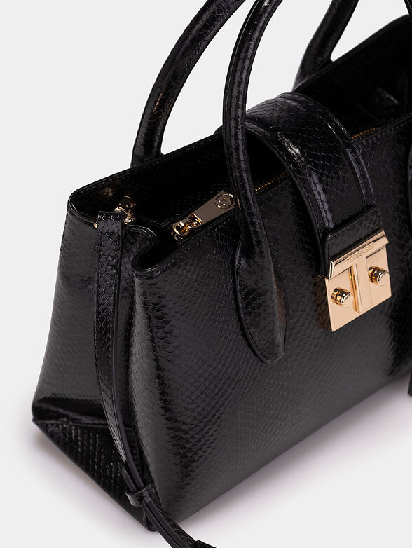 TULIP Tote bag with snake texture - 5