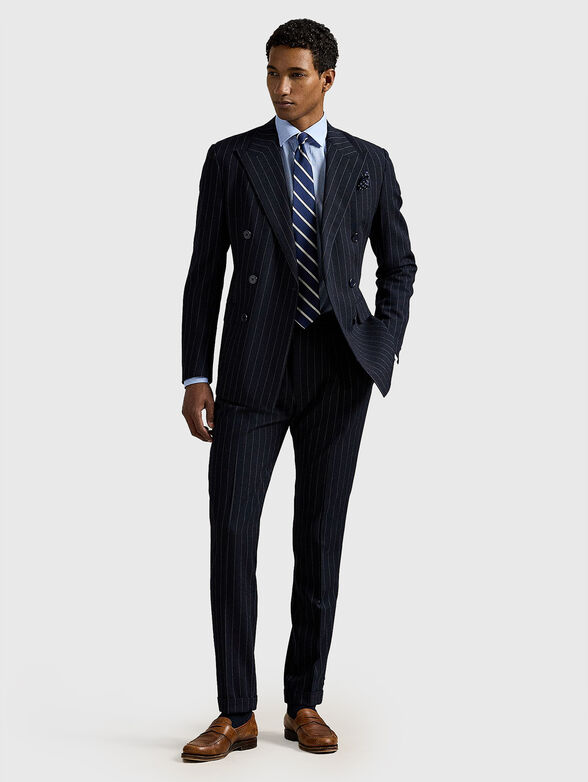 Textured shirt with logo embroidery - 2