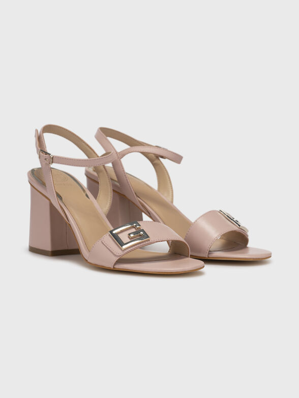 MACK leather sandals with metal detail - 2