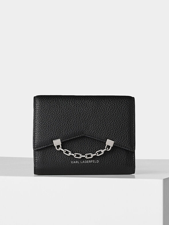 K/SEVEN GRAINY TRIFOLD purse in beige color - 1