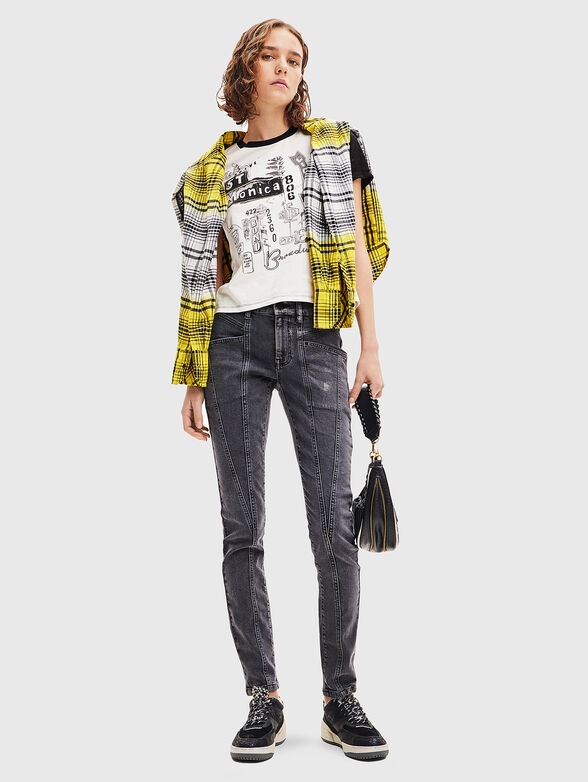 MARIS MONICA T-shirt with contrast print - 2