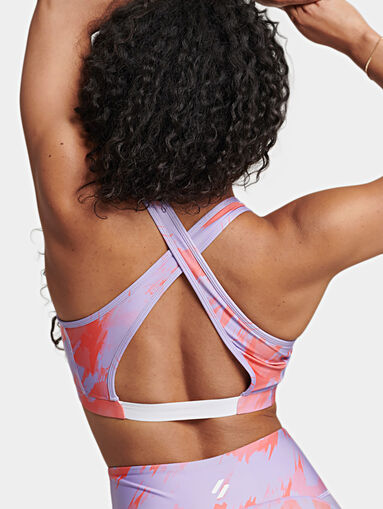 CORE MID IMPACT sports top in purple - 3