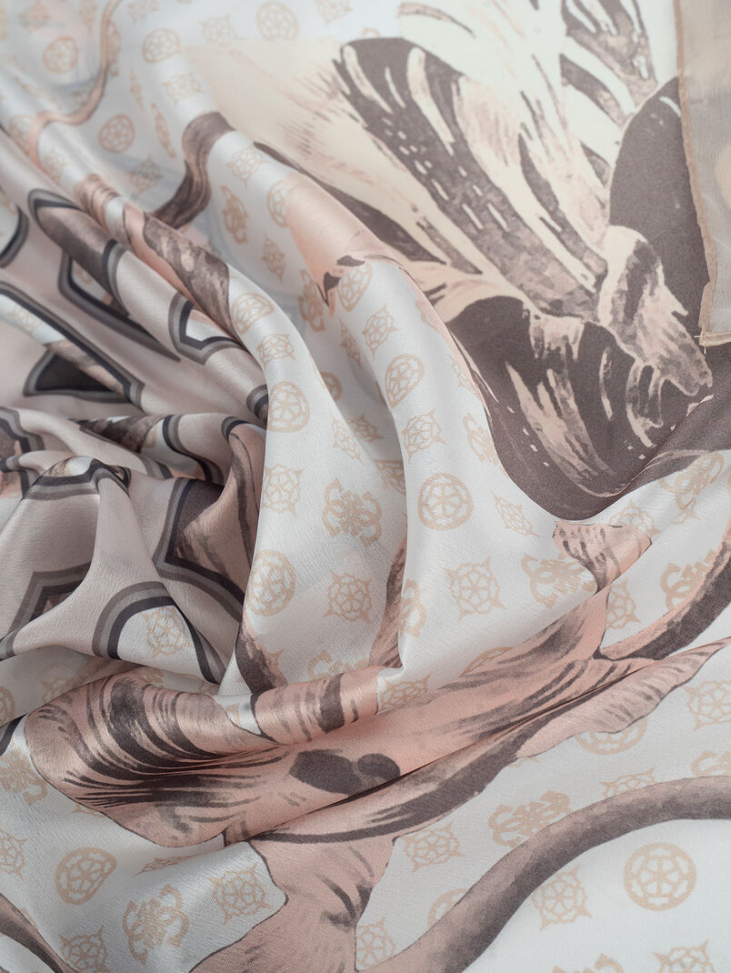 Floral printed foulard - 3