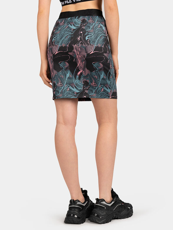 DES AOP galaxy print skirt - 2