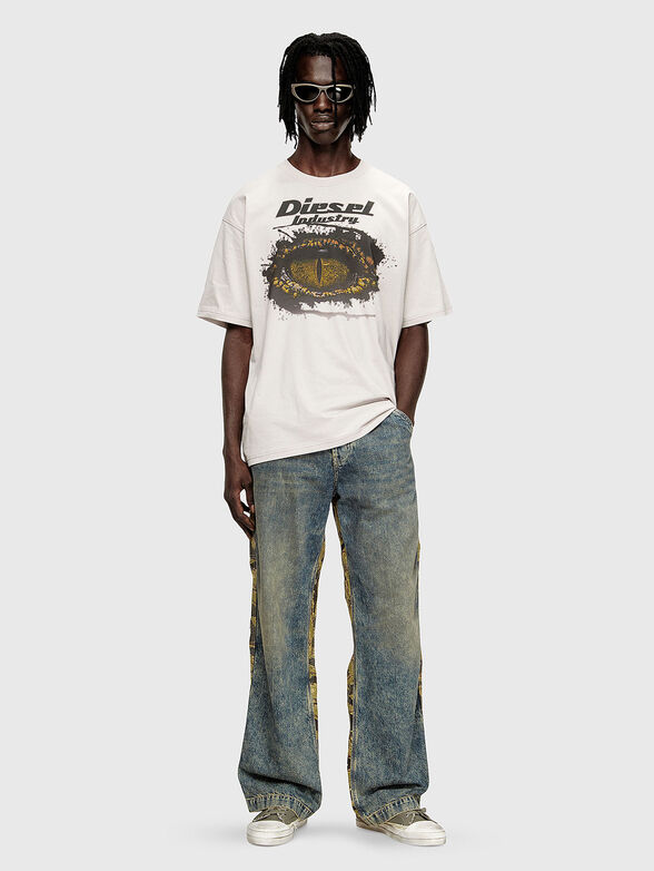 T-BOXT-T25 cotton T-shirt with logo print - 2