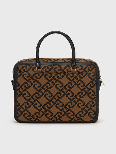 Monogram logo laptop bag - 3