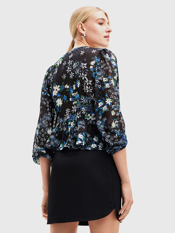 Semi-transparent blouse - 3