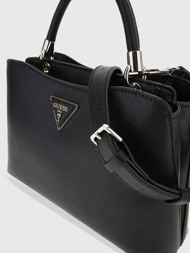 Black bag with saffiano effect  - 4