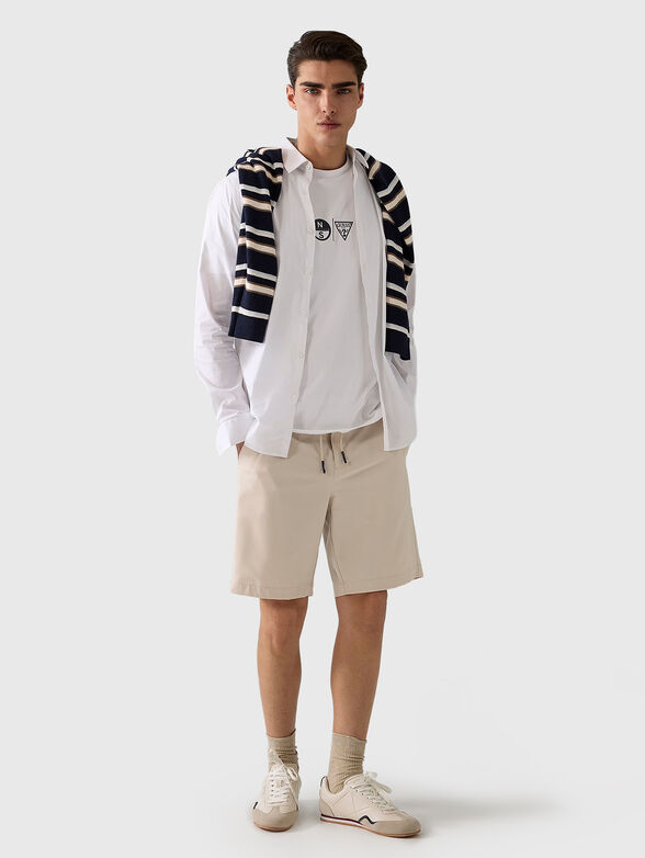 GUESS x NORTH SAILS beige shorts - 4