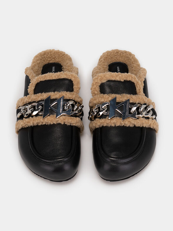 ODESSA slippers with decorative chain - 6