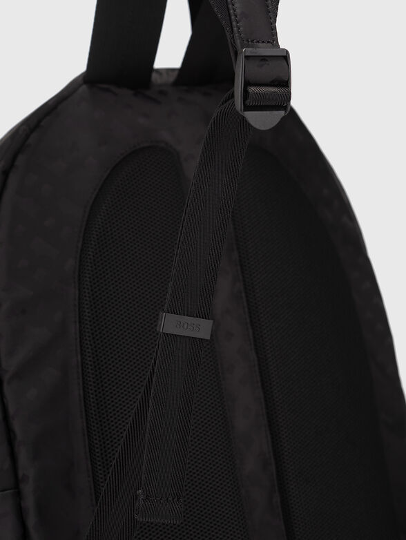 Backpack with monogram logo print - 5