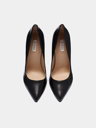 EDMA Black leather pumps - 5