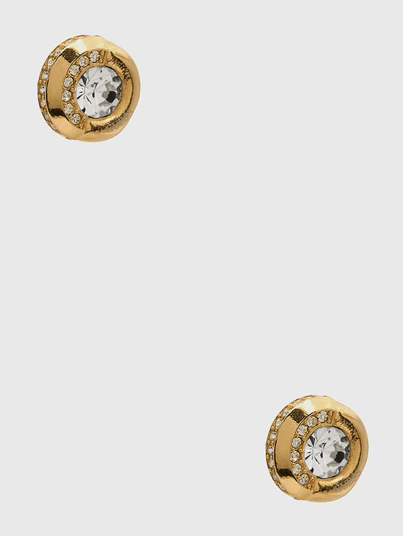 Earrings with rhinestones - 2