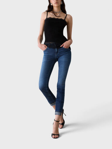 Skinny jeans with appliqu&eacute;s - 4