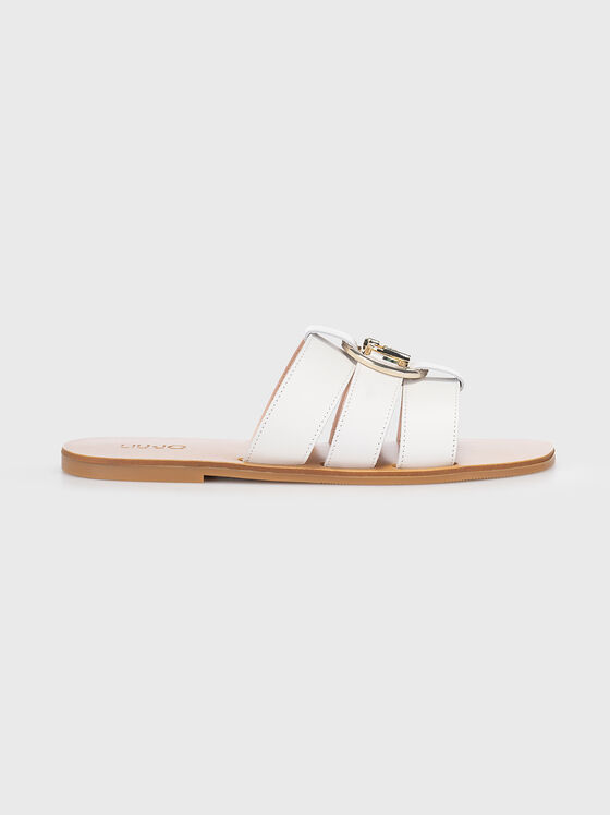 SABA slippers in white  - 1