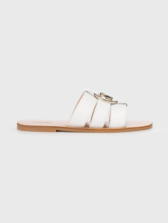 SABA slippers in white  - 1