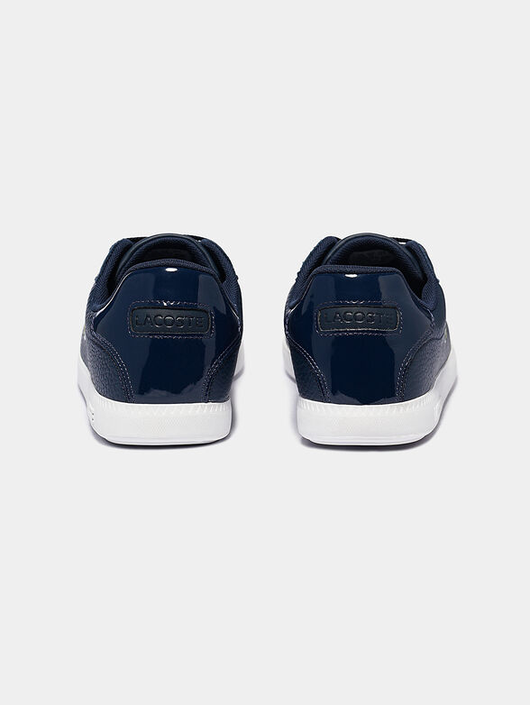 GRADUATE 120 blue leather sneakers - 4