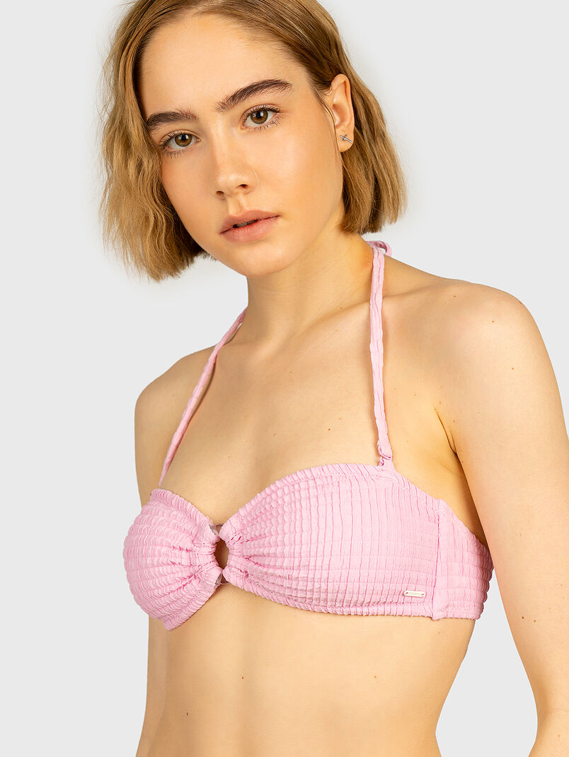 Pink bikini bra ROSE - 3