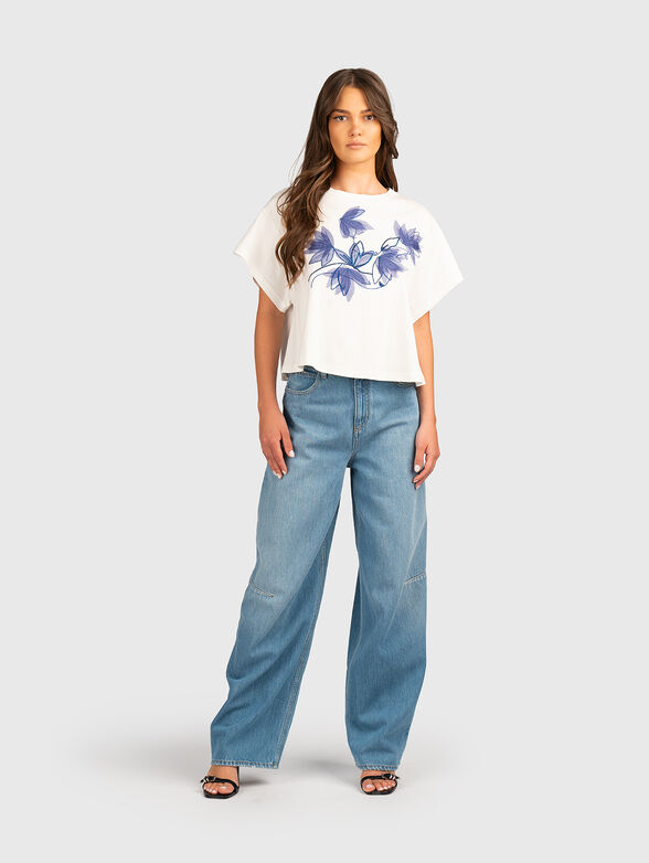 T-shirt with accent embroidery - 2