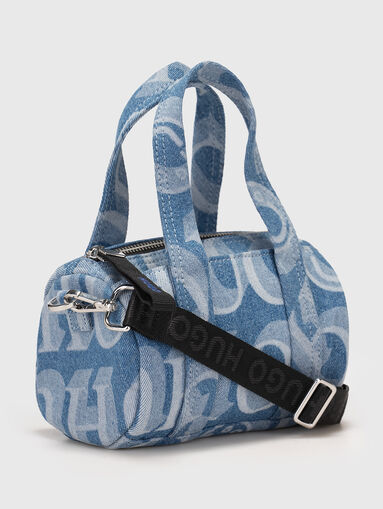 Denim bag with print - 4