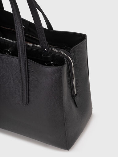 Black leather bag  - 5
