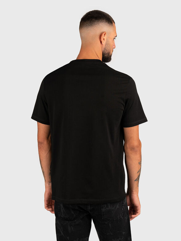 Cotton T-shirt with logo print - 3
