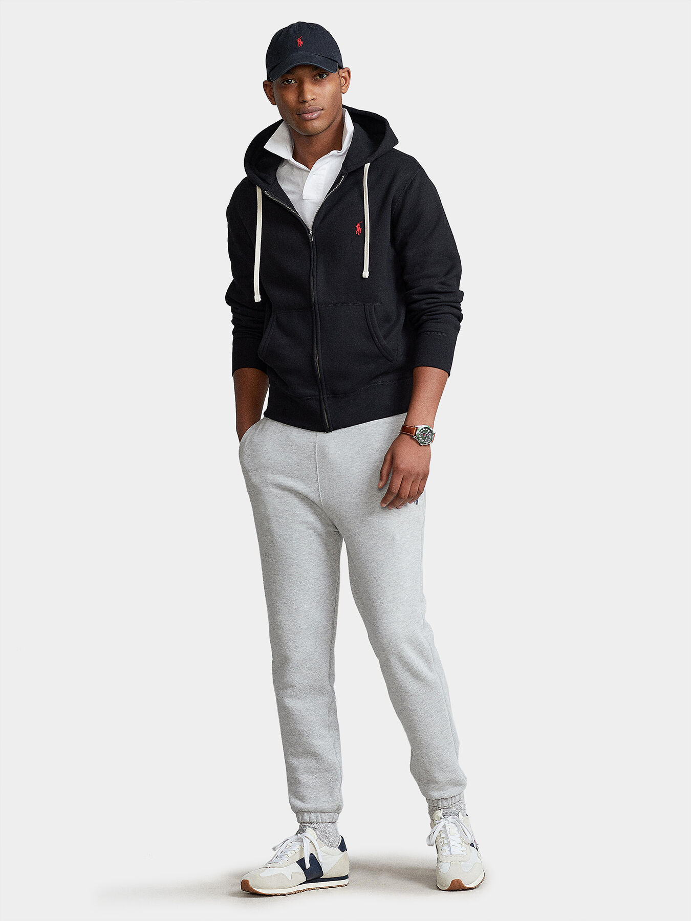 Hooded sweatshirt and zipper brand POLO RALPH LAUREN