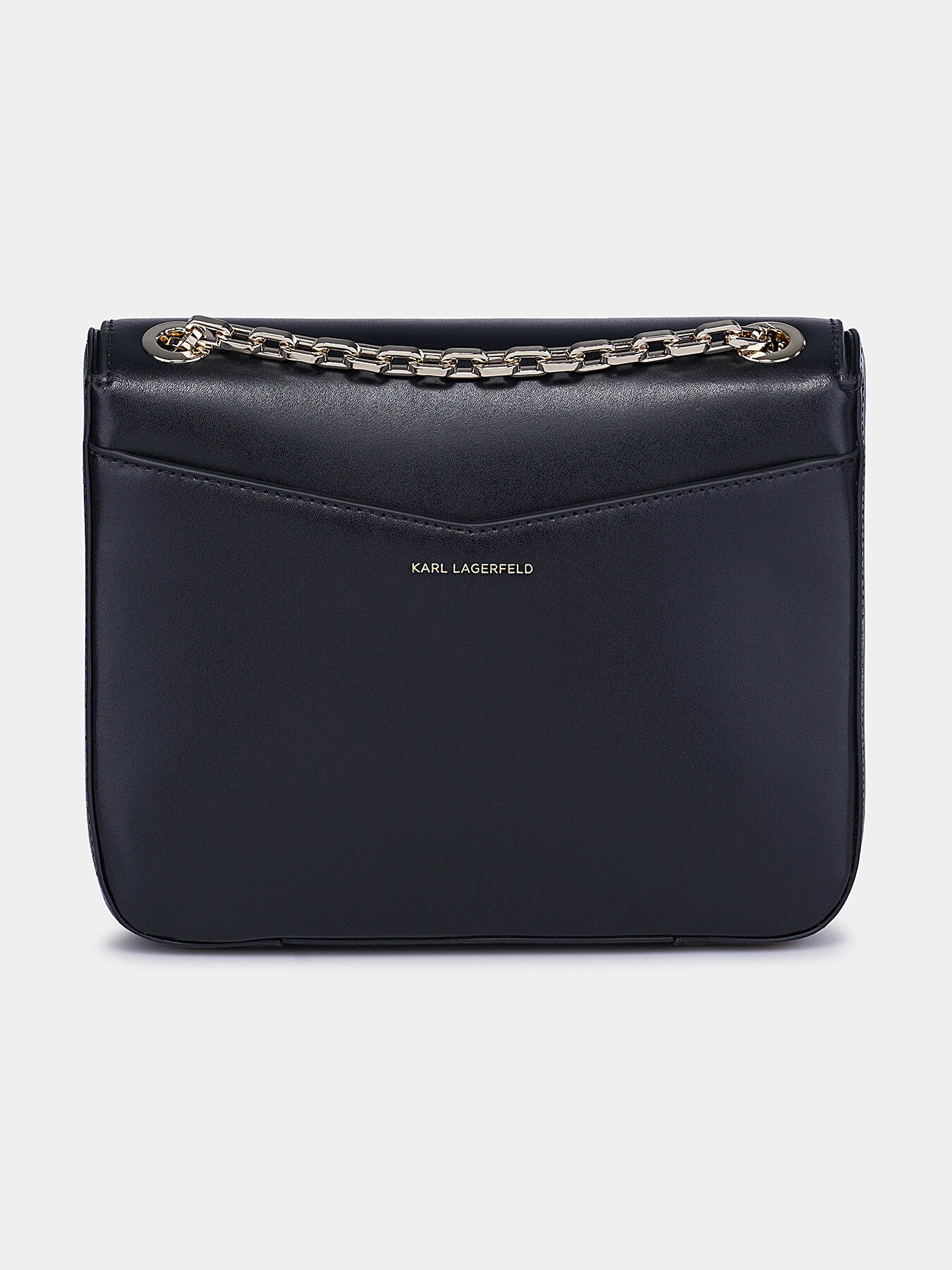 K/AUTOGRAPH Black leather shoulder bag brand Karl Lagerfeld —  Globalbrandsstore.com/en