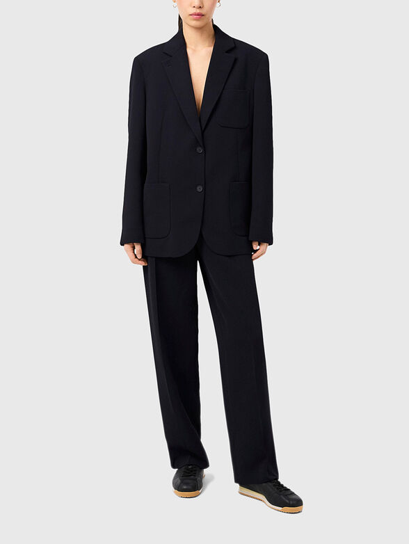 Oversized pique pants - 5
