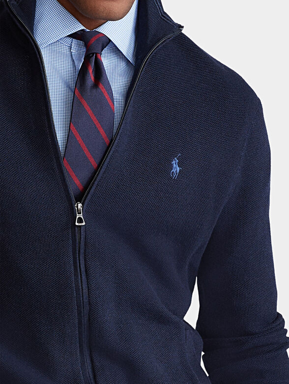 Cardigan with a zip - 2