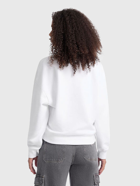 Sweatshirt with accent zip - 3