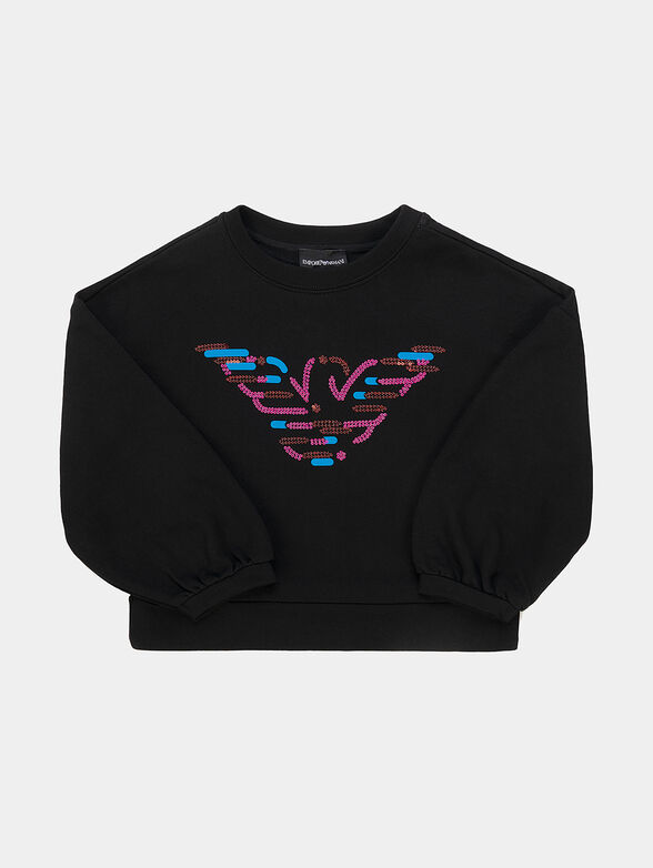 Sweatshirt with decorative elements - 1