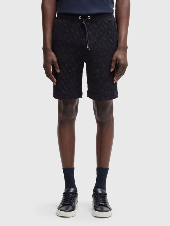 Sports shorts with logo print - 1