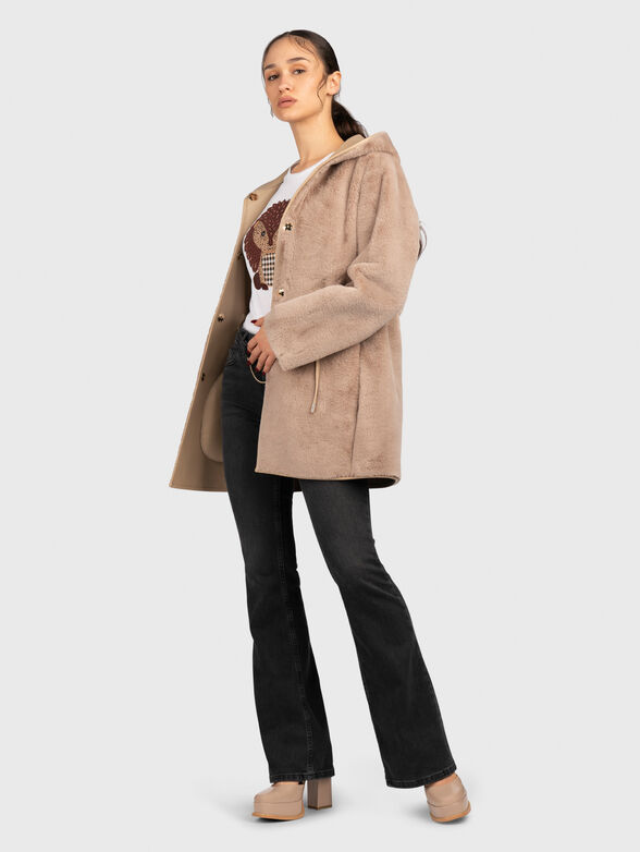 Reversible hooded coat  - 5