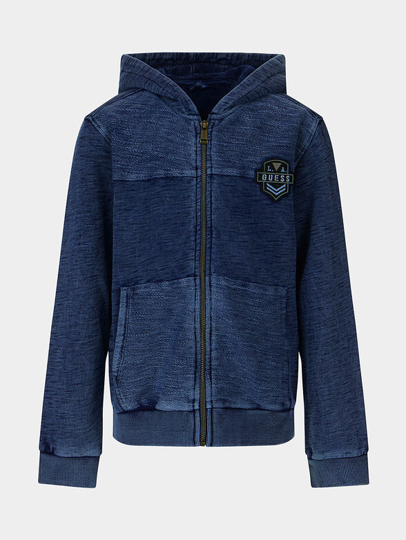 Sweatshirt with logo application - 1