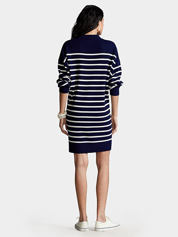 Striped cashmere dress - 2